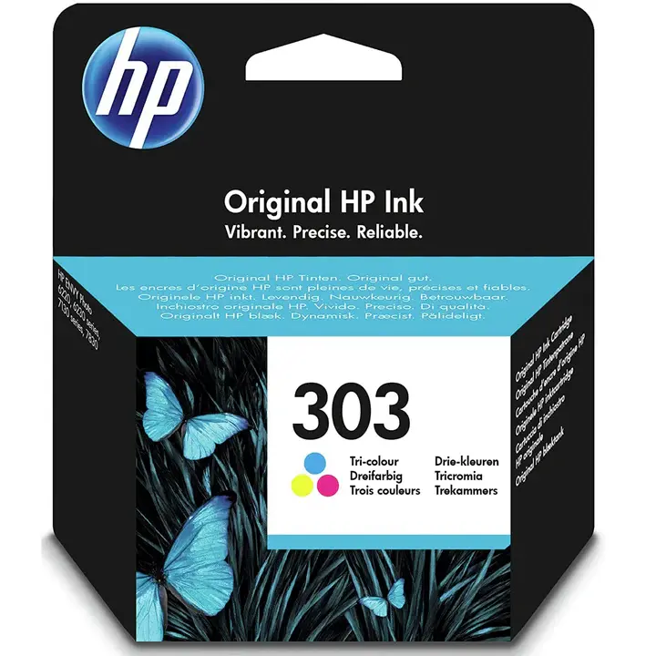 HP 303 Tri-Color Original Ink Cartridge