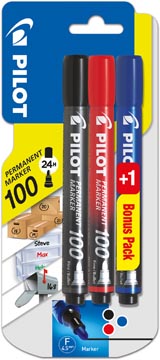 pilot perm marker 100 ass bls3