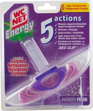 wc net toiletblok lavendel