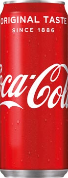 Coca-Cola Frisdrank, Sleek Blik Van 33 Cl, Pak Van 24 Stuks