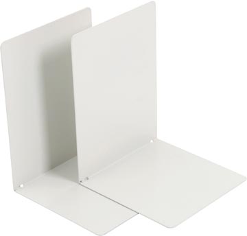 v-part boekensteun 2x wit