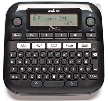 brother belettering pt-d210vp