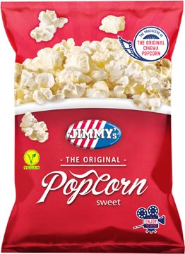 jimmys popcorn class zoet 100g