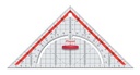 geodriehoek 26cm met handvat