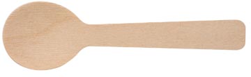 koffielepel hout 96mm pk100