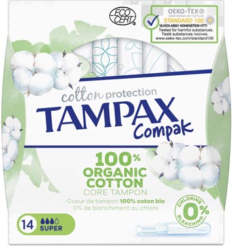 tampax cotton super x14