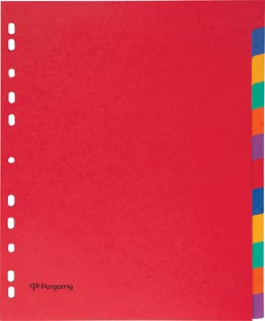 pergamy tabblad a4+ karton 12t