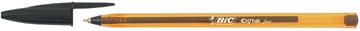 balpen bic zwart cristal fijn