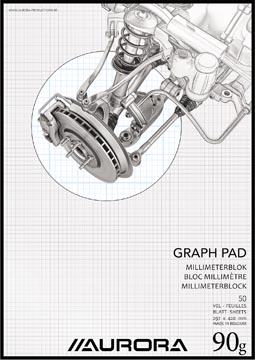 aurora millimeterblok a3 50vel
