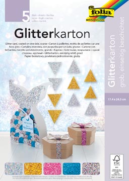 folia glitterkarton 5v