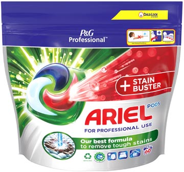ariel wasmiddel 60cap stainbus