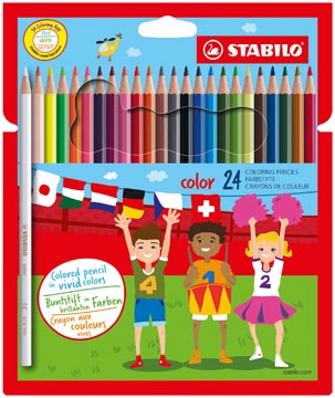 stabilo color potl kartonds 24