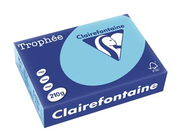 trophee a4 210g 250v helblauw