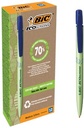 bic ecolutions balpen blauw