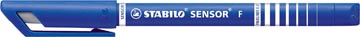 stabilo sensor fl 0,3mm blauw