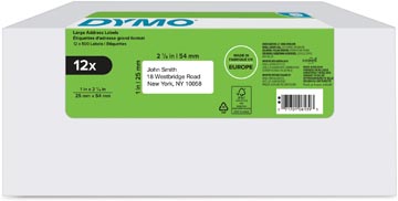 dymo etiket 25x54mm 6000x