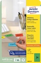 avery 63,5x33,9 groen ilc 20p
