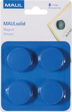 maulsolid magn 32mm blauw bl4