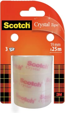 crystal tape 19mmx25m vull 3x