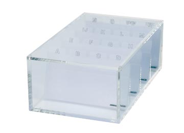 maul visitekaartbox acryl