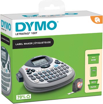 dymo letratag lt100t+tape qw
