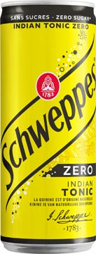 schweppes tonic zero 33cl pk24