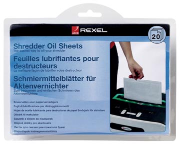 rexel geoliede bladen 20 vel