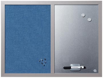 combinatiebord 60x45cm blauw