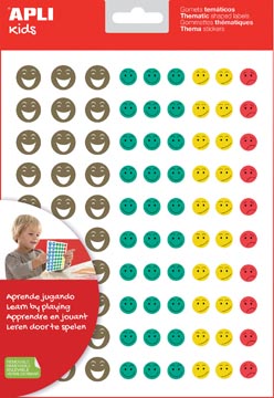 apli kids sticker smile klein