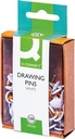 Q-Connect Punaises, Wit, Doosje Van 120 Stuks