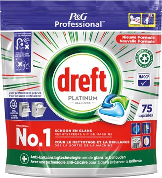 dreft vaatwas plat reg 75cap