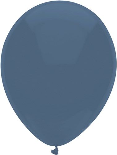 ballonnen uni storm blauw(ø30cm, 50st)