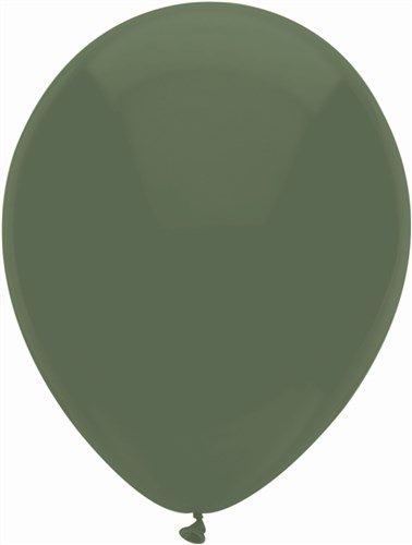 ballonnen uni mosgroen (ø30cm, 50st)