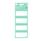 quattro colori schoollabels spearmint 16st