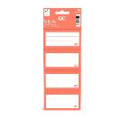 quattro colori schoollabel (mandarin orange)