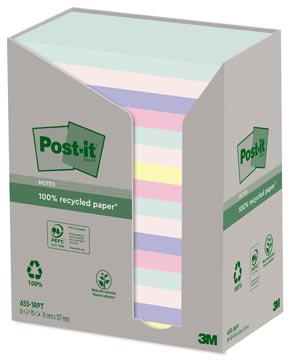recyc notes 100v 76x127 ass 16x
