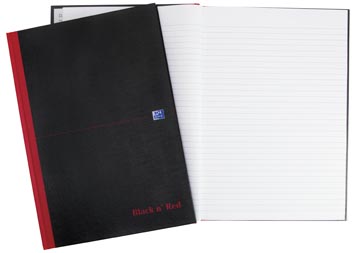 oxford black red schrift a4 l