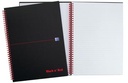 black red spiraal karton a5 l