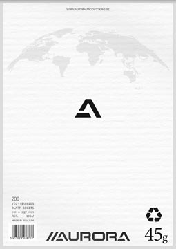 kladblok 200vel uni a4