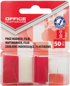 op index 25x43mm 50t rood