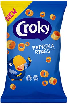 croky rings paprika 75g