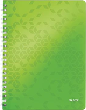 wow notebook spir a4 pp l grn