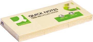 quick notes rec 38x51 geel 3x