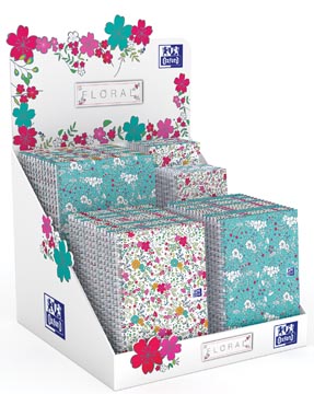 floral schrift/blok l/q disp60