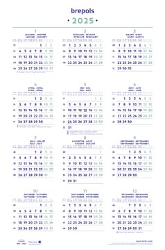 jaarkalender poster  4t 2025