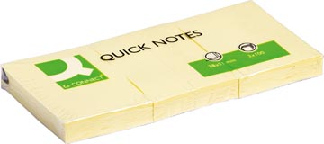 quick notes 100v 38x51 geel 3x