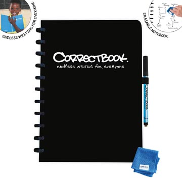 correctbook a4 blanco zwart