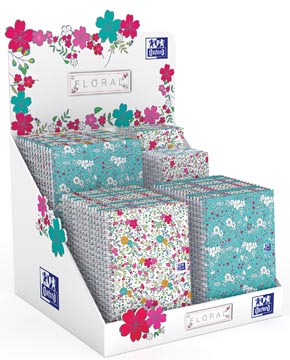 floral schrift/blok q disp60