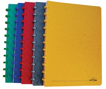 atoma trendy schrift karton a5 72vellen assorti commercieel geruit