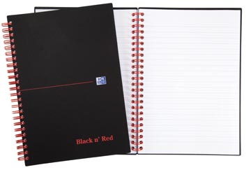 black red spiraal pp a5 l
